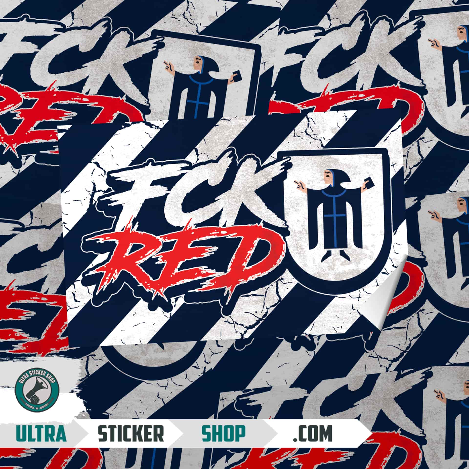 FCK RED Aufkleber