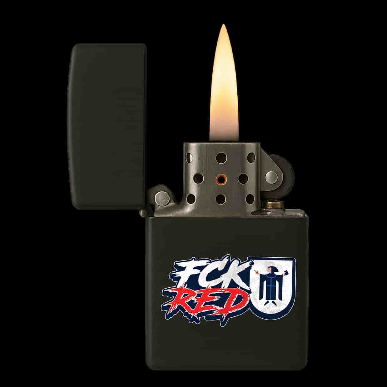 FCK RED Feuerzeug