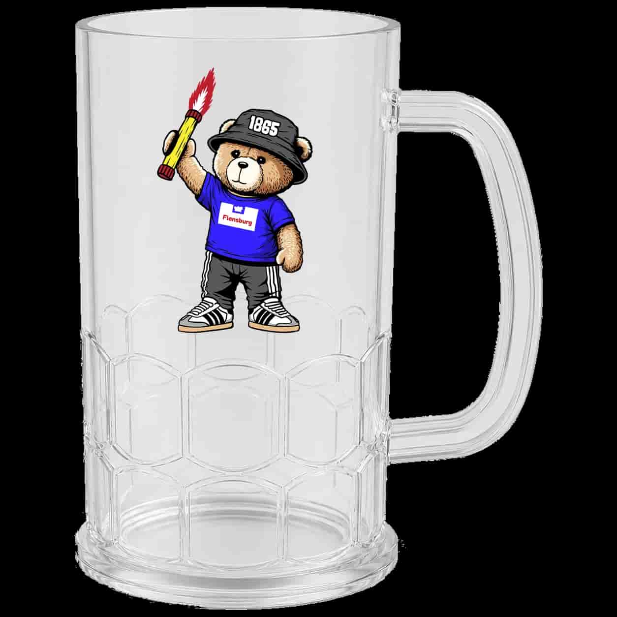 Flensburg 1865 bear Bierkrug