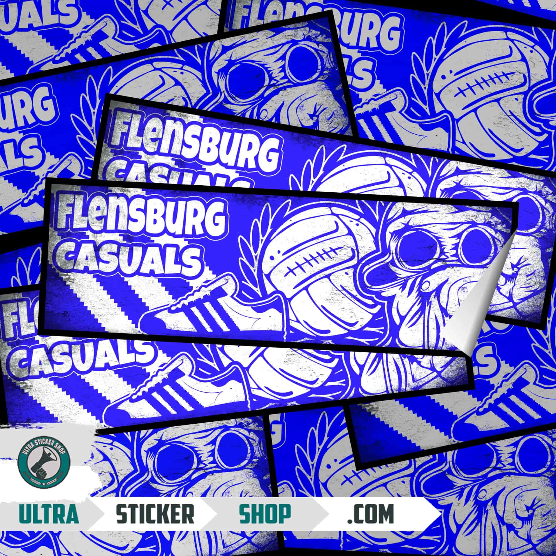 Flensburg casuals Aufkleber