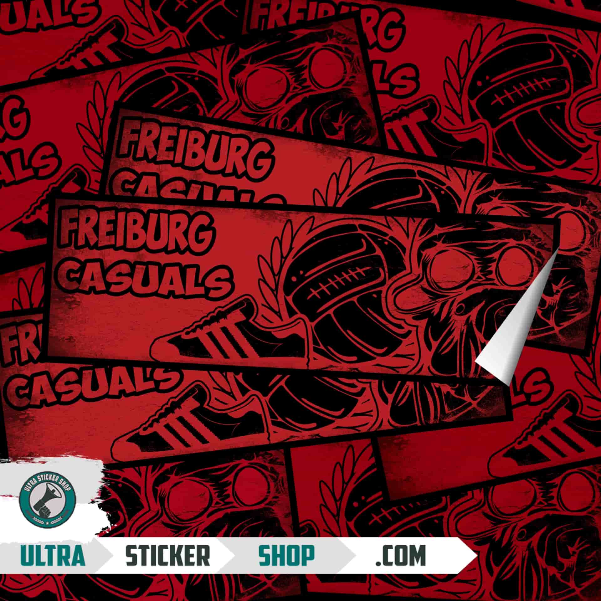 Freiburg casuals Aufkleber