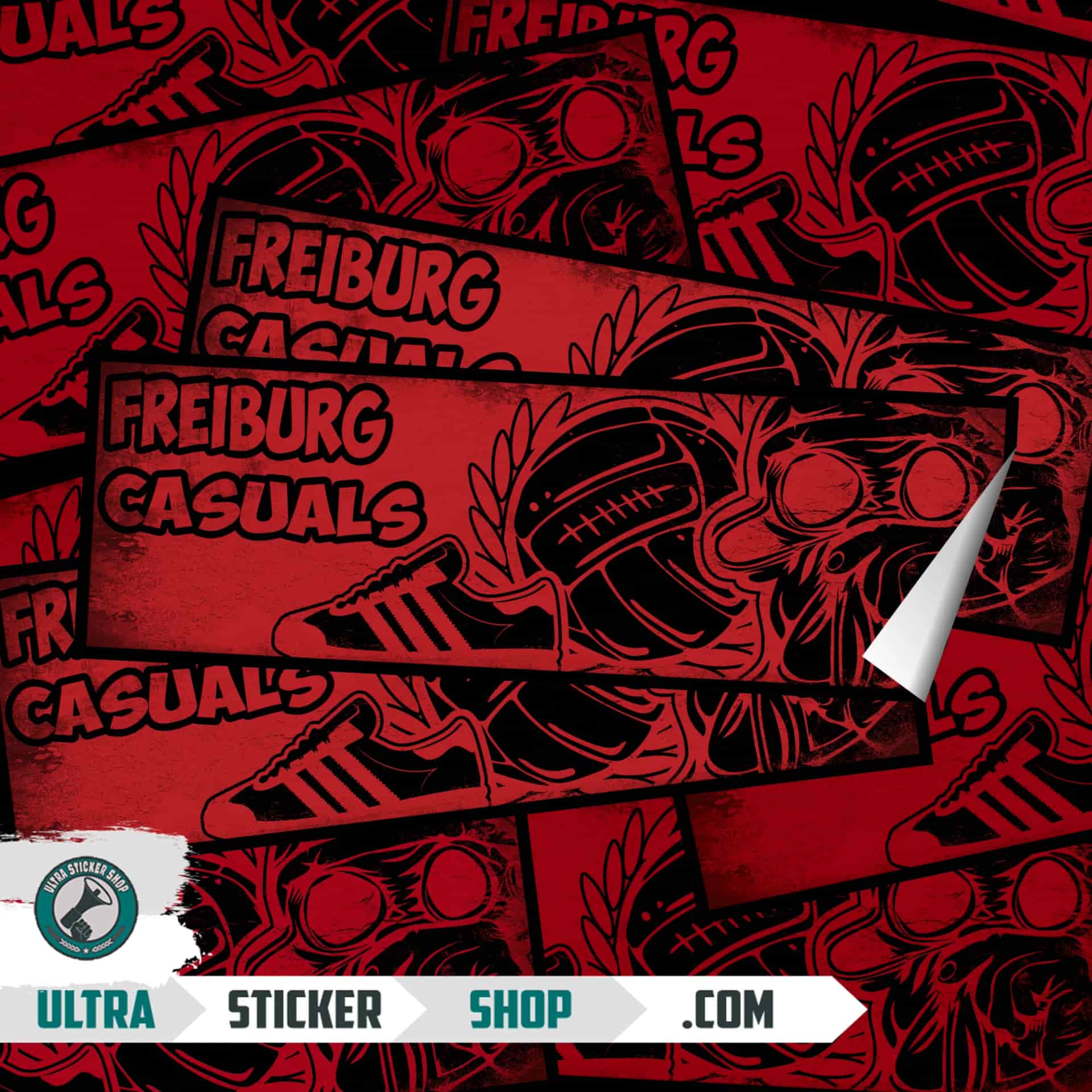 Freiburg casuals Aufkleber