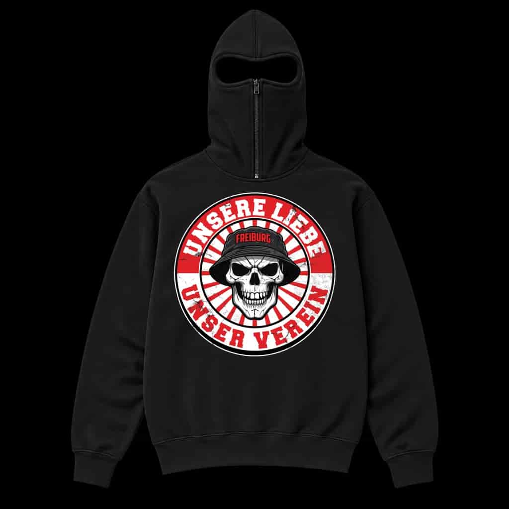 Freiburg – Unsere Liebe, Unser Verein Ninja Kapuzenpullover