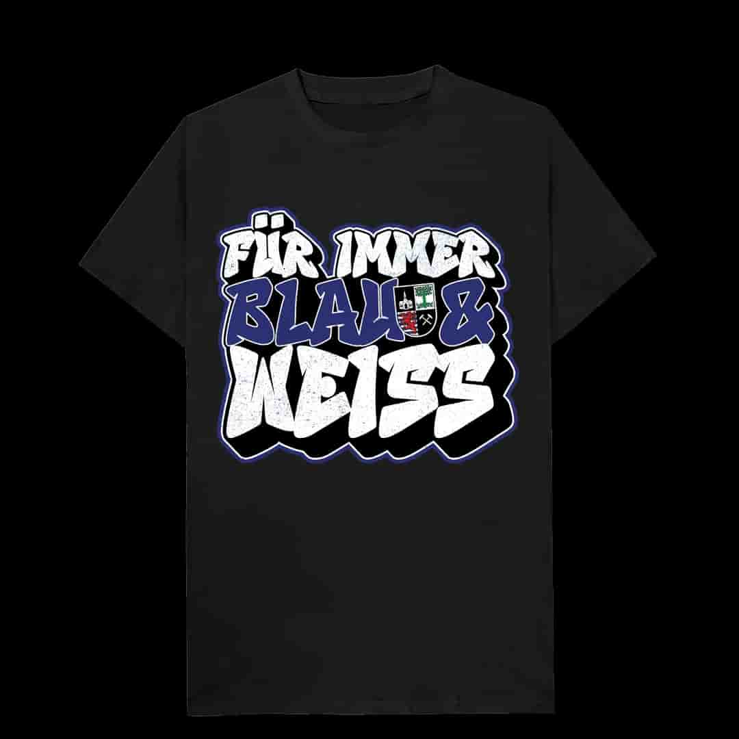 Fur immer blau & weiss T-Shirt