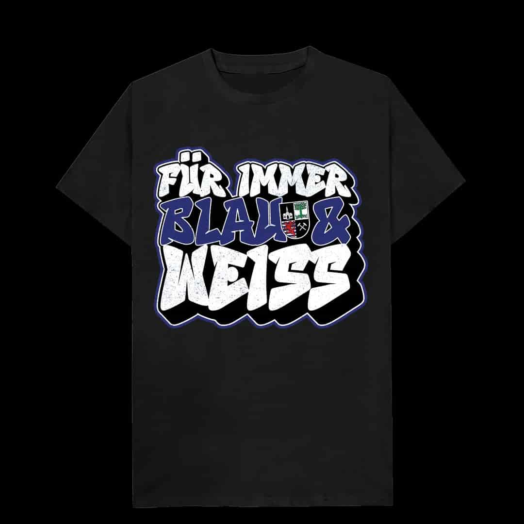 Fur immer blau & weiss T-Shirt
