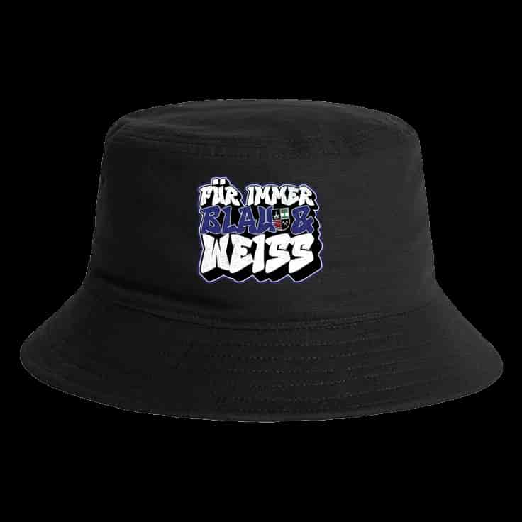 Fur immer blau & weiss Bucket Hat