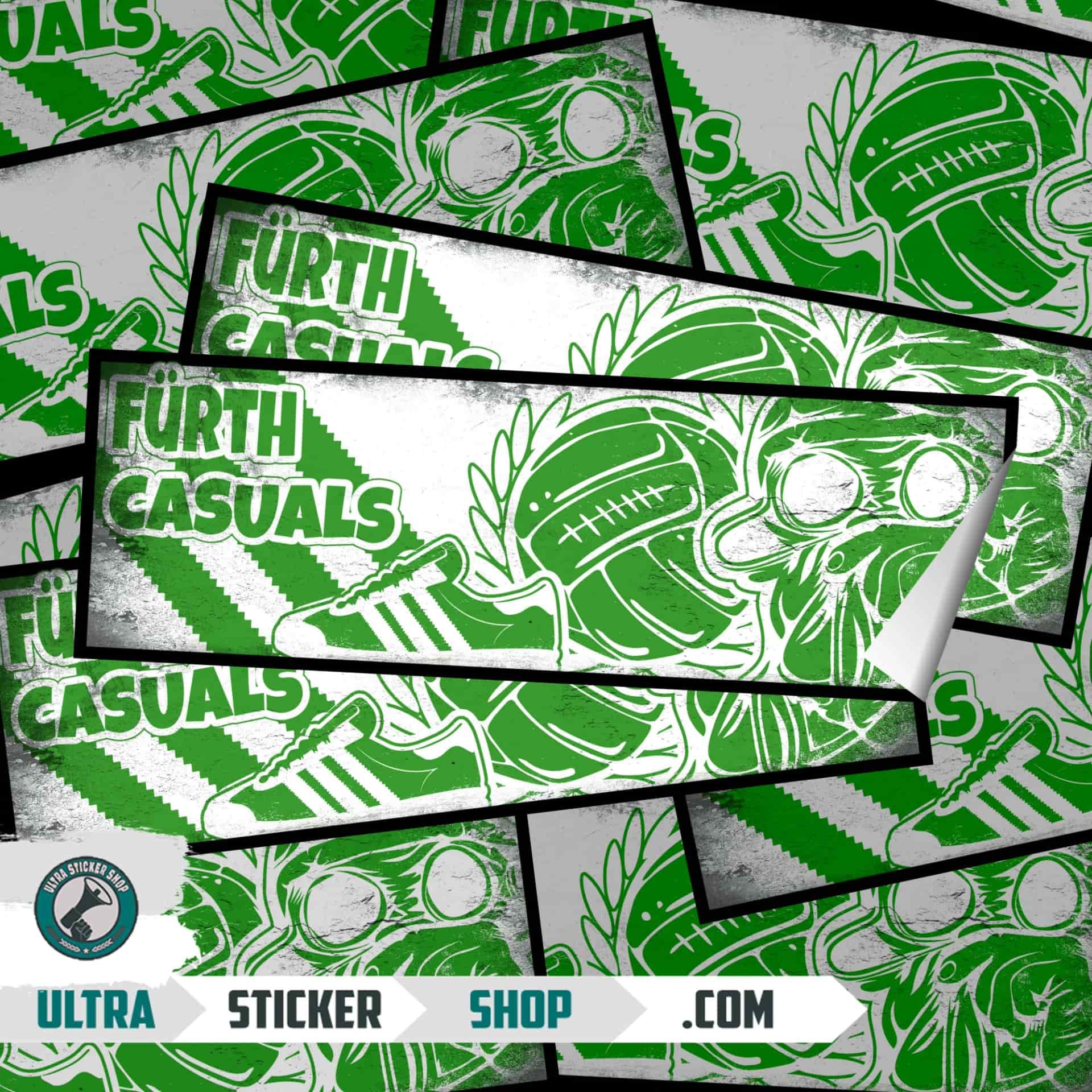 Fürth casuals Aufkleber