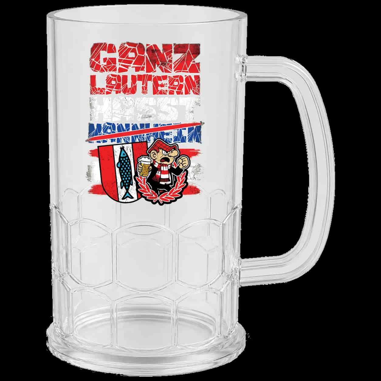 Ganz Lautern hasst Mannheim Bierkrug