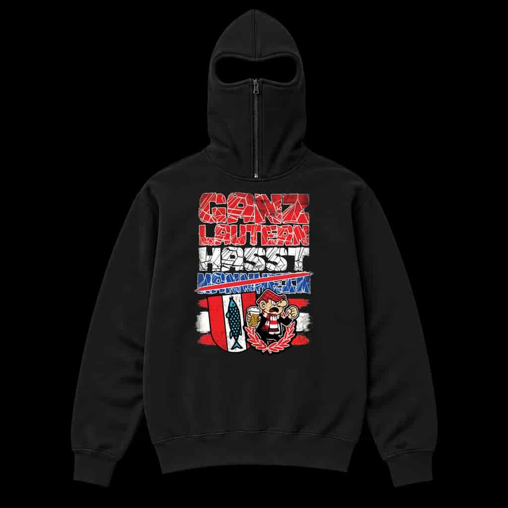 Ganz Lautern hasst Mannheim Ninja Kapuzenpullover