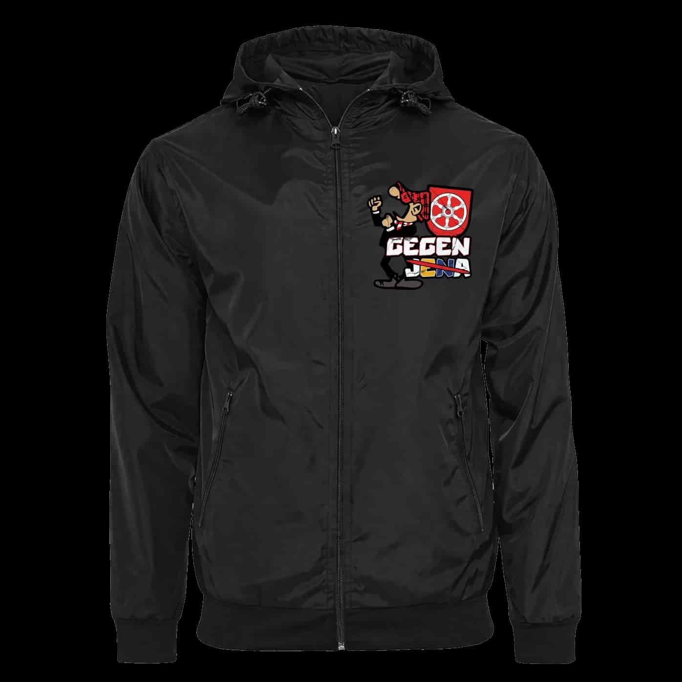 Gegen Jena Jacke mit abnehmbarer Balaclava