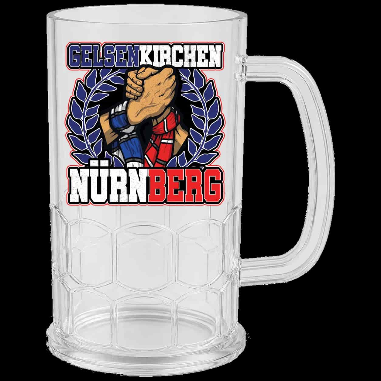 Gelsenkirchen X Nürnberg Bierkrug