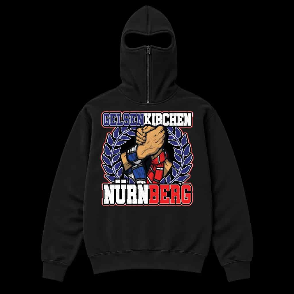 Gelsenkirchen X Nürnberg Ninja Kapuzenpullover