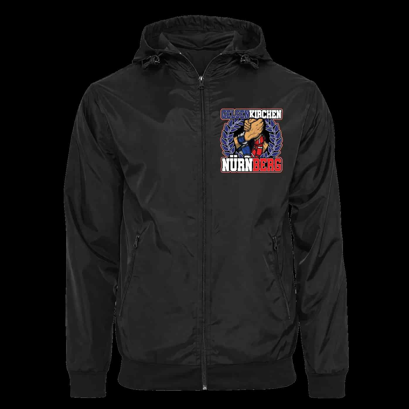 Gelsenkirchen X Nürnberg Jacke mit abnehmbarer Balaclava