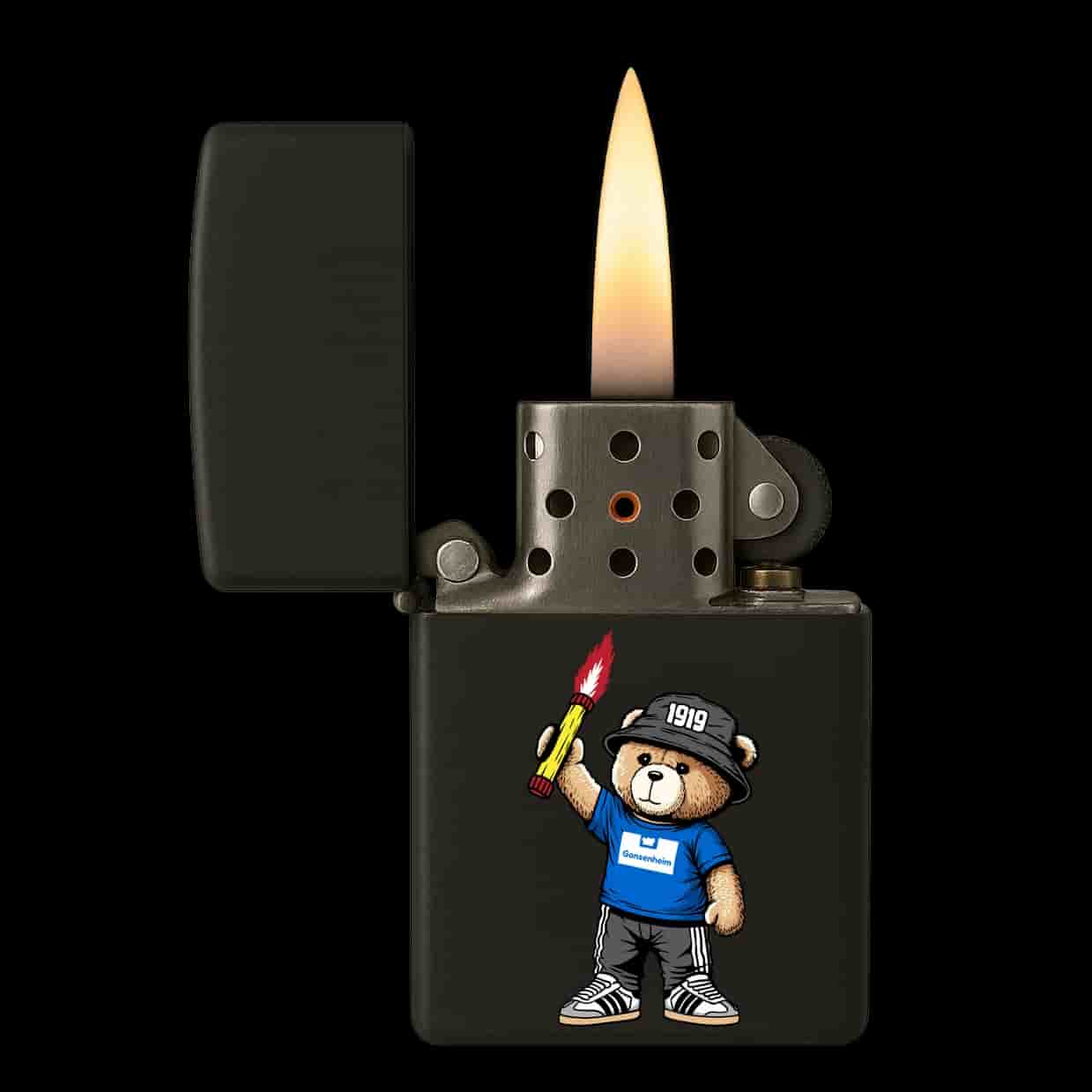 Gonsenheim 1919 bear Feuerzeug
