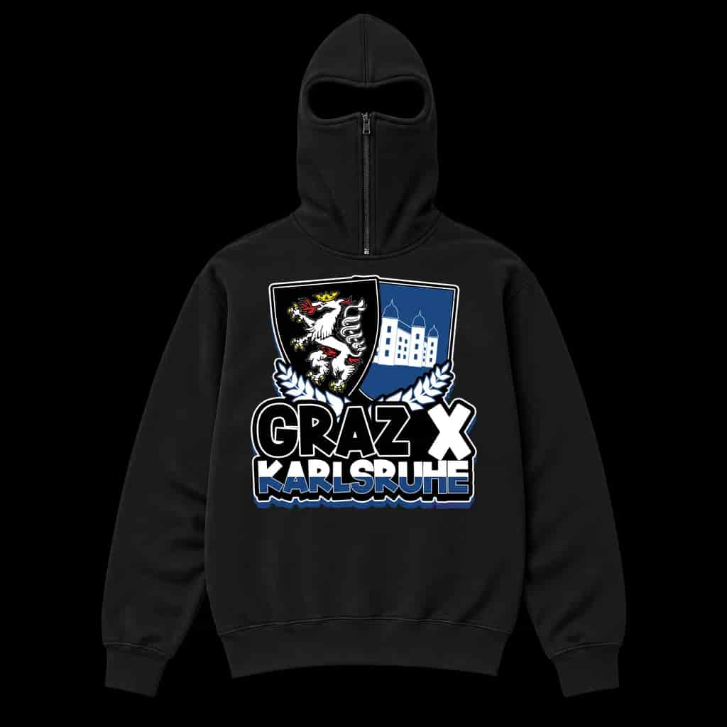 Graz X Karlsruhe Ninja Kapuzenpullover