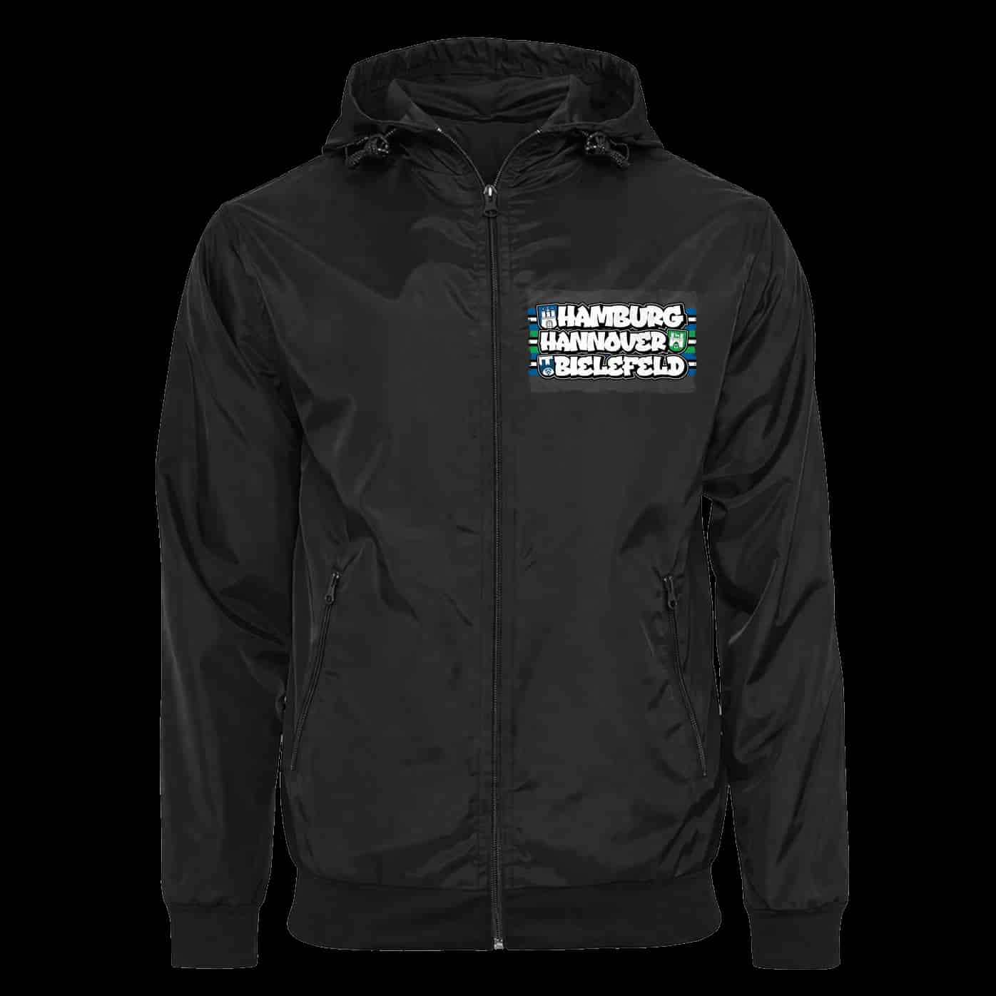 Hamburg Hannover Bielefeld Jacke mit abnehmbarer Balaclava