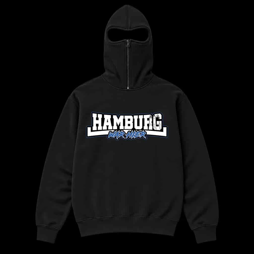 Hamburg war hier Ninja Kapuzenpullover