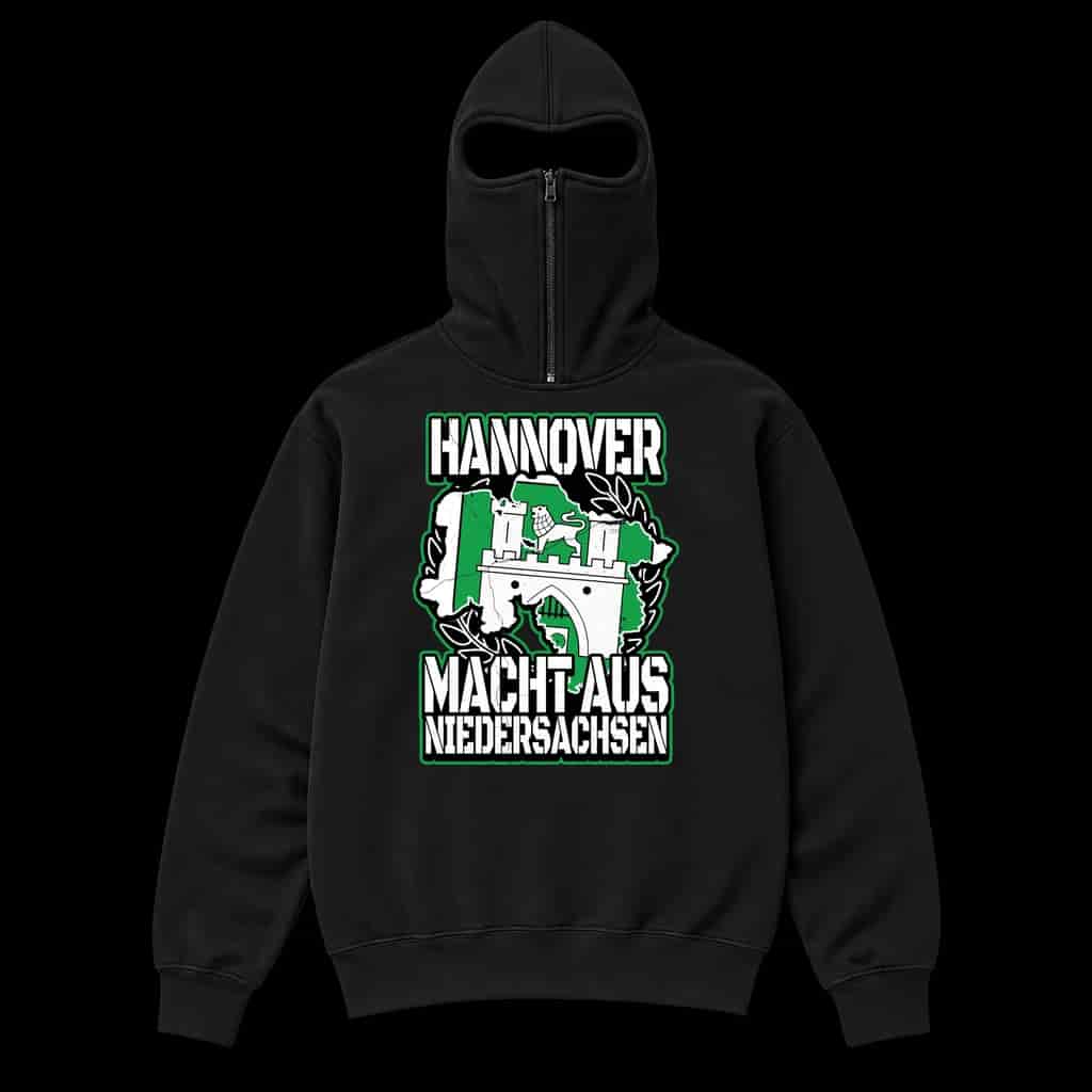 Hannover macht aus niedersachsen Ninja Kapuzenpullover