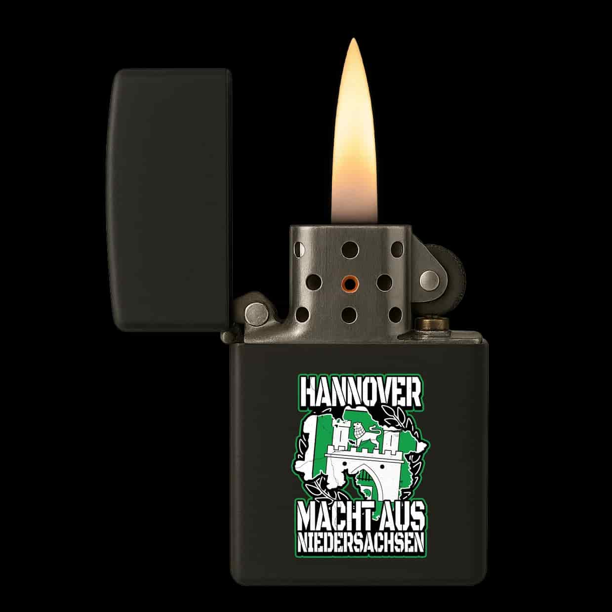 Hannover macht aus niedersachsen Feuerzeug