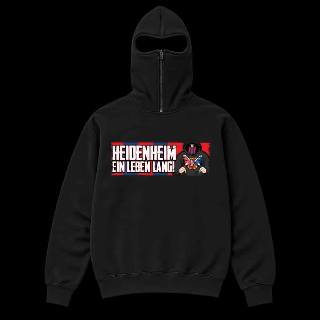 Heidenheim ein leben lang Ninja Kapuzenpullover
