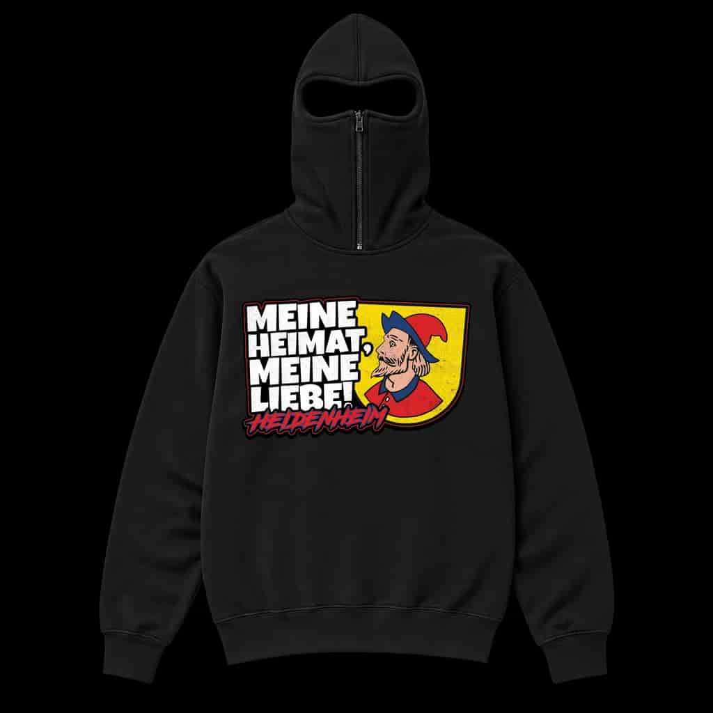 Heidenheim Meine heimat, Meine liebe Ninja Kapuzenpullover