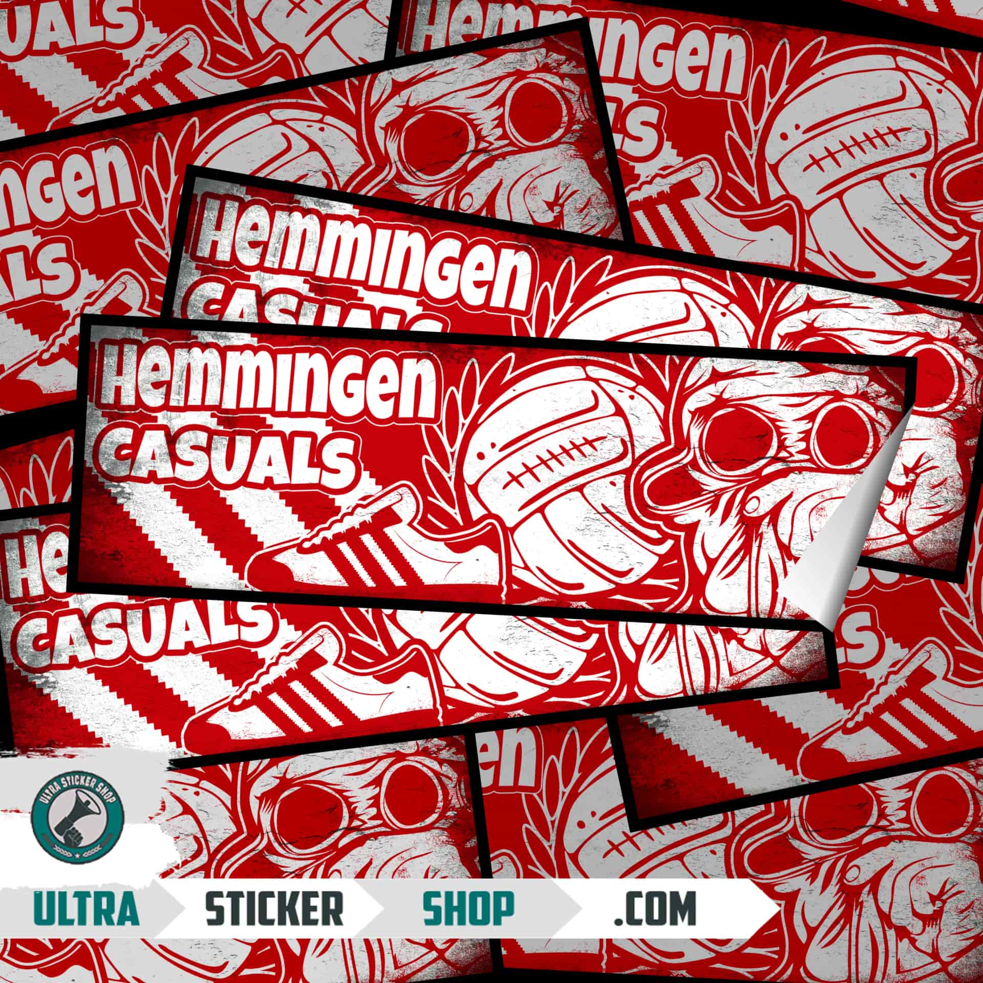 Hemmingen casuals Aufkleber