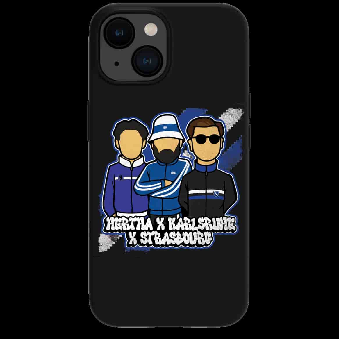 Hertha X Karlsruhe X Strasbourg iPhone-Hülle