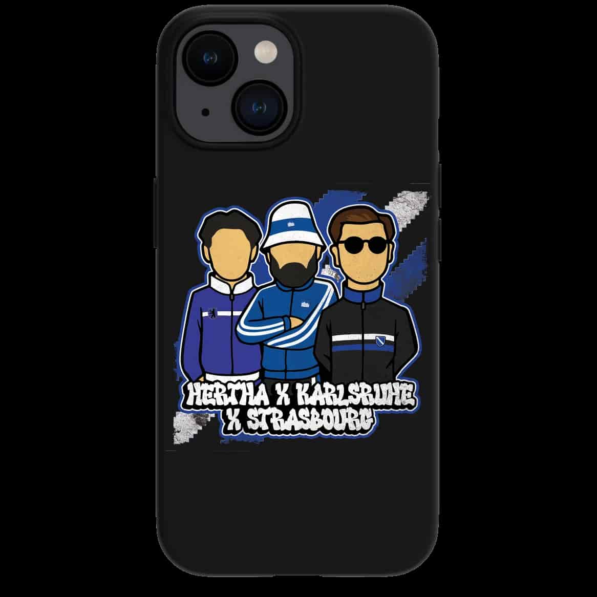 Hertha X Karlsruhe X Strasbourg iPhone-Hülle