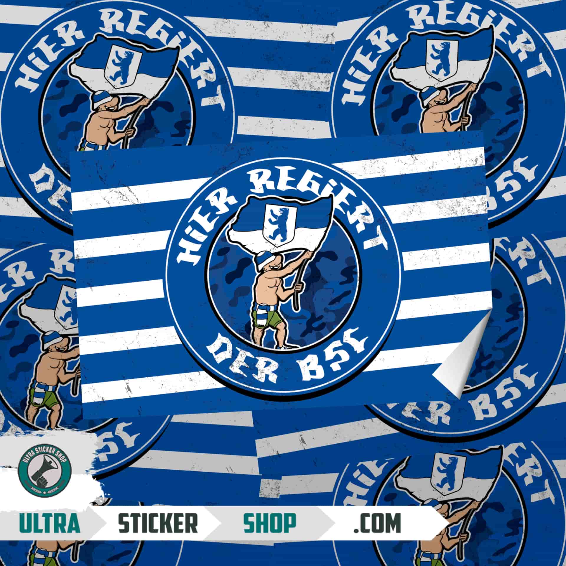 Hier regiert der BSC Aufkleber