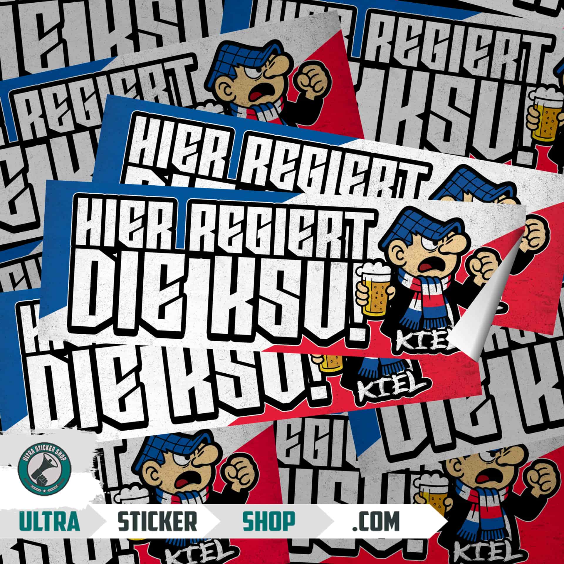 Hier regiert die KSV! Aufkleber