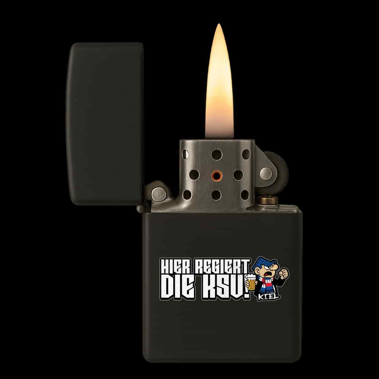 Hier regiert die KSV! Feuerzeug