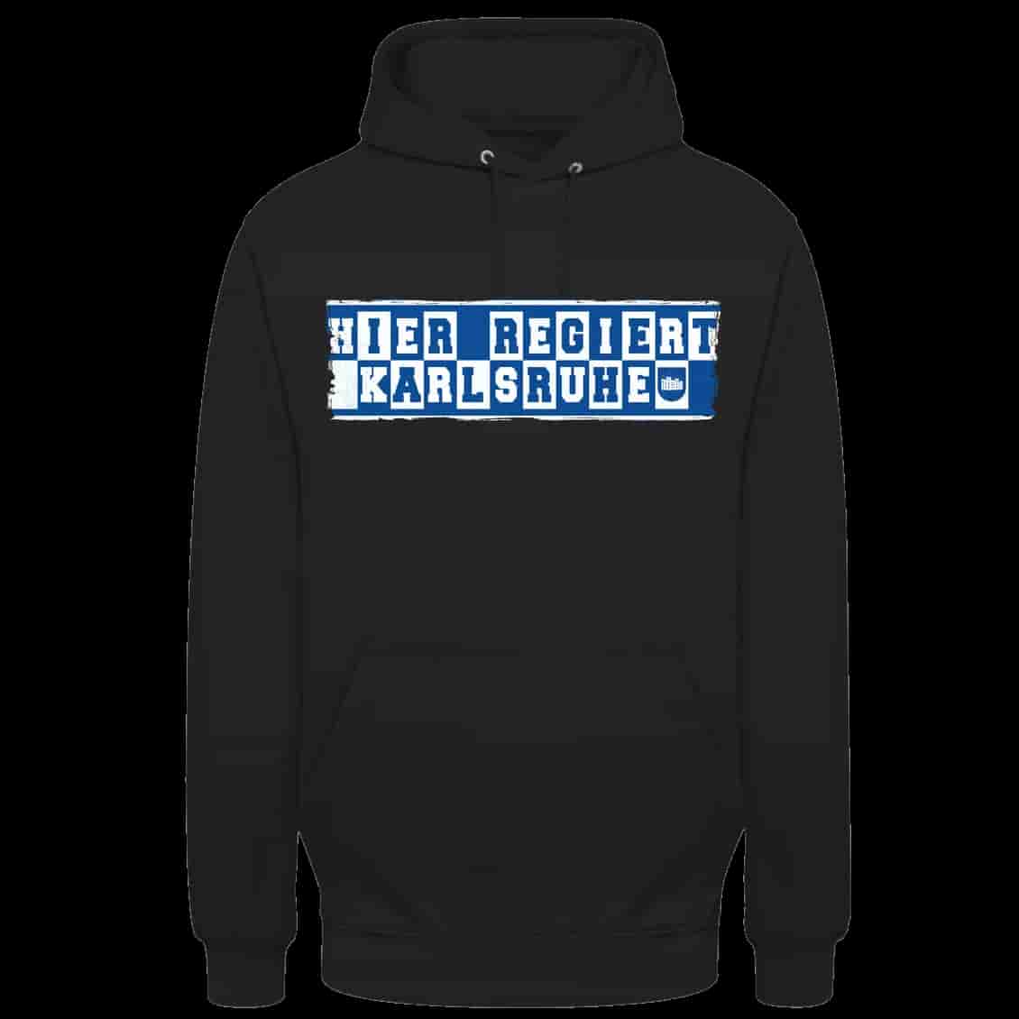 Hier regiert Karlsruhe Hoodie