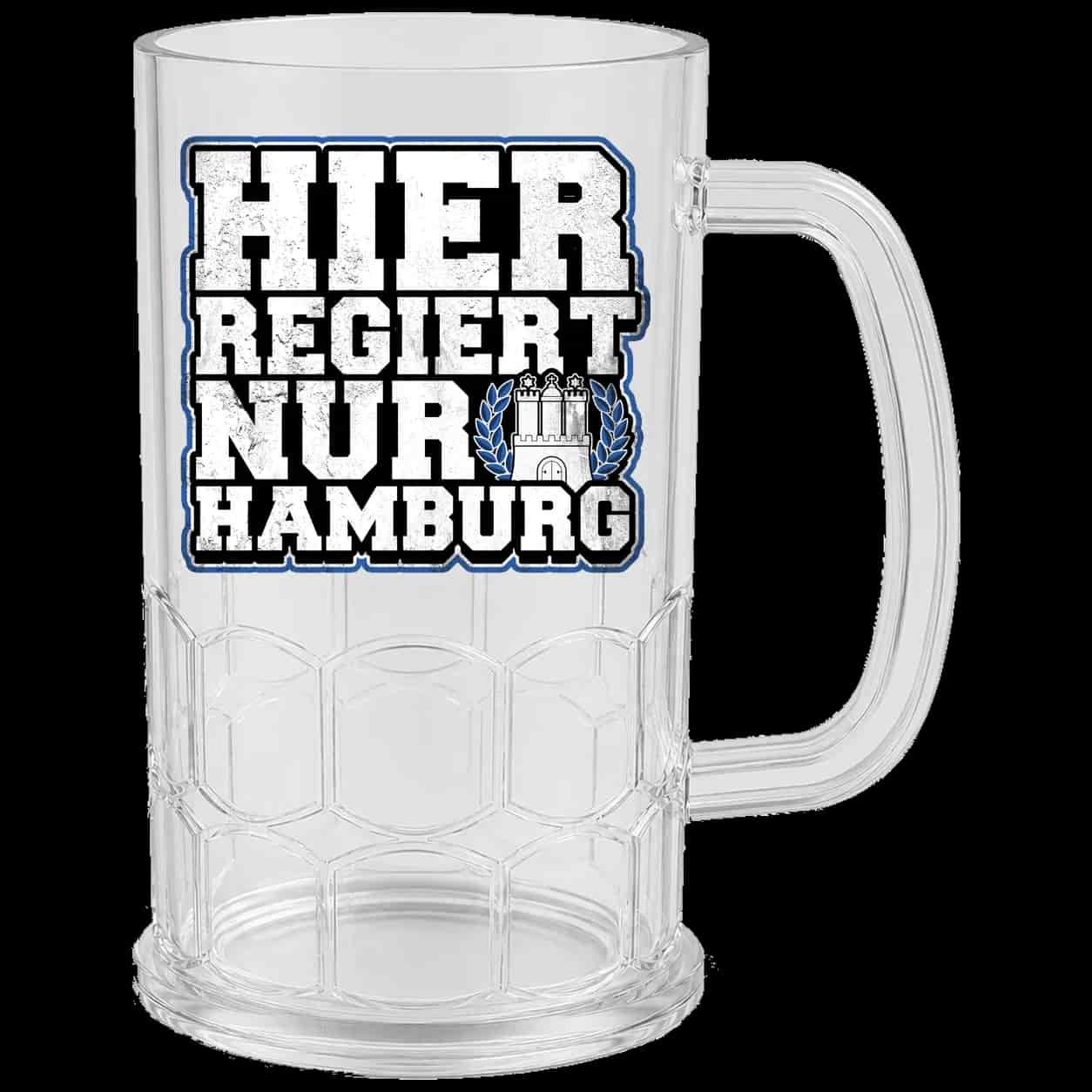 Hier regiert nur Hamburg Bierkrug