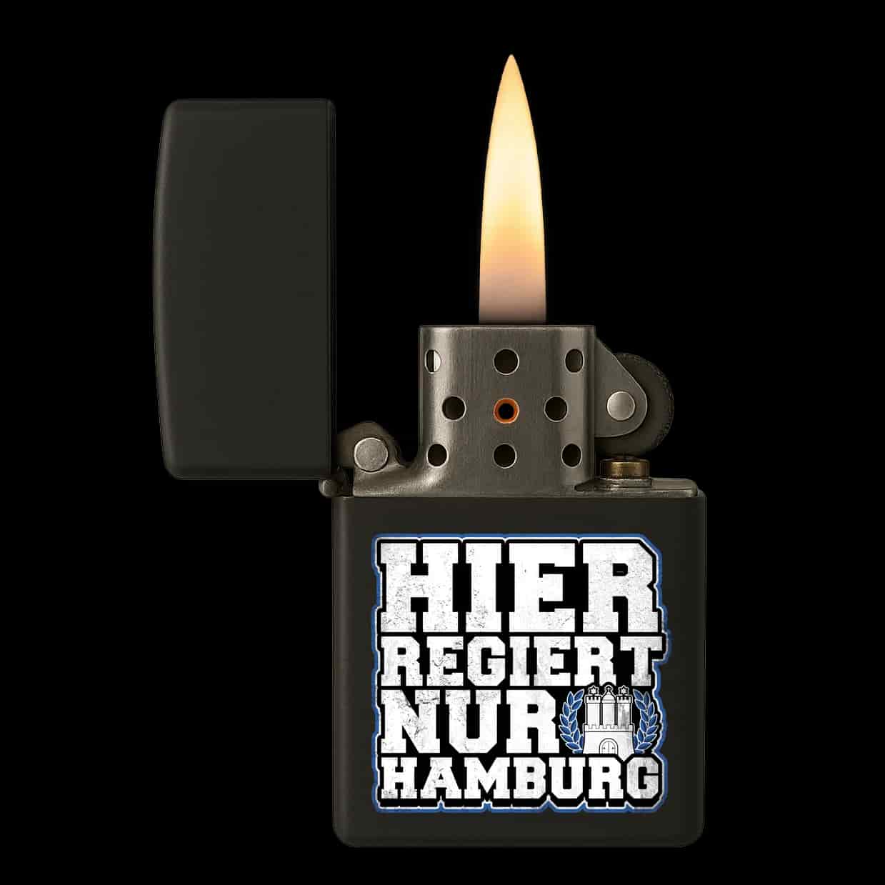 Hier regiert nur Hamburg Feuerzeug