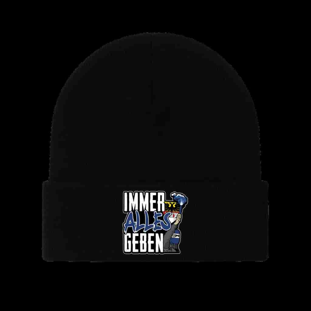 Immer alles geben Mütze