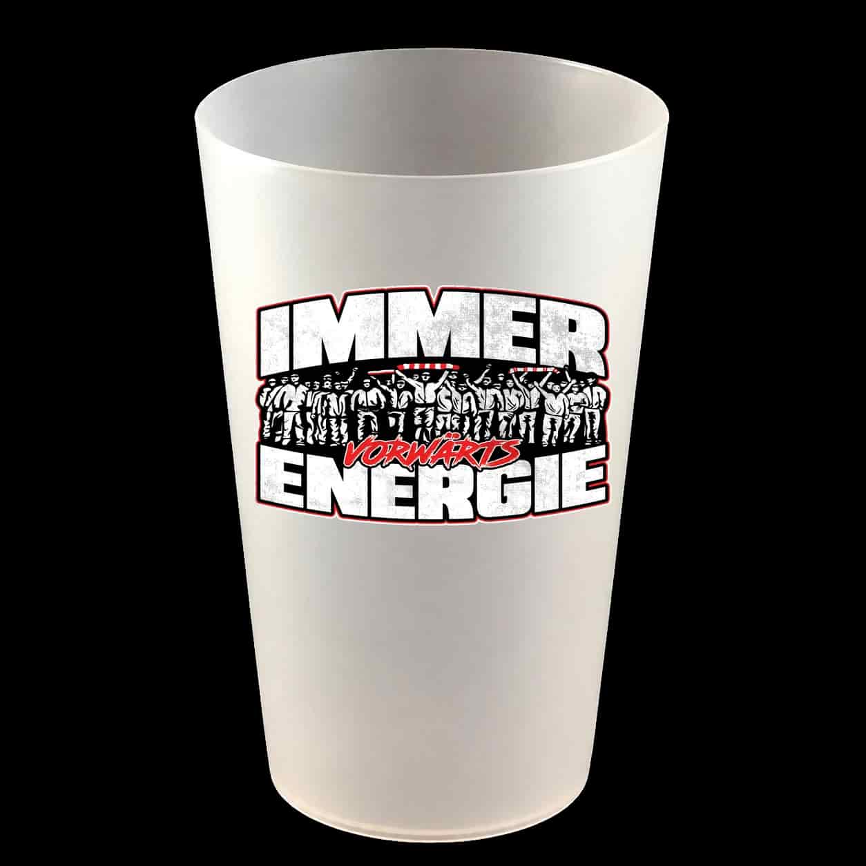Immer vorwärts Energie Hartbecher