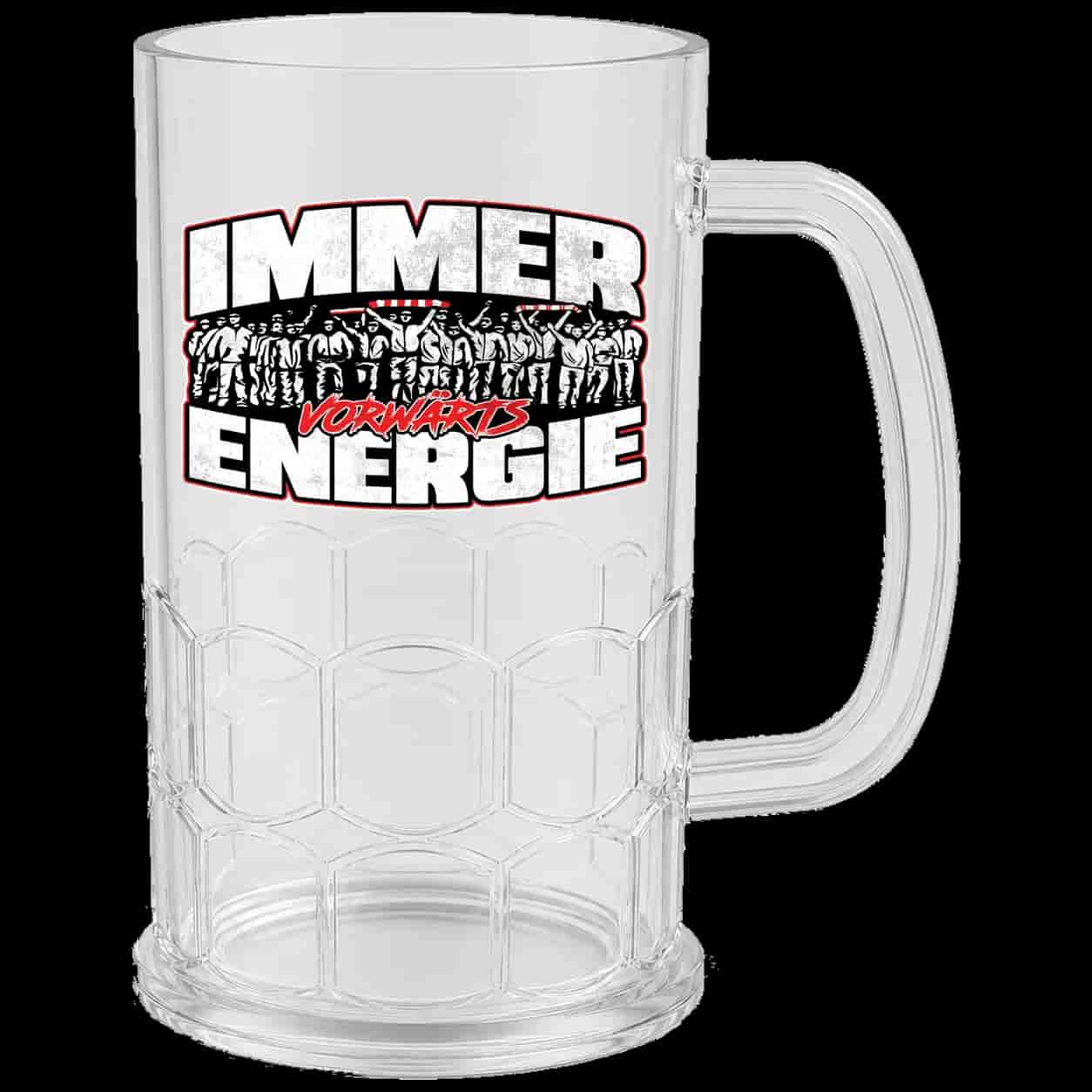 Immer vorwärts Energie Bierkrug