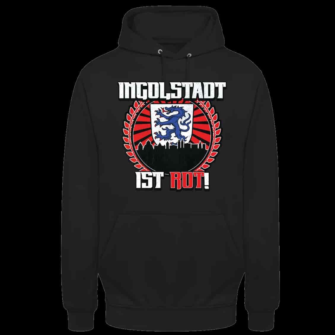 Ingolstadt ist rot Hoodie