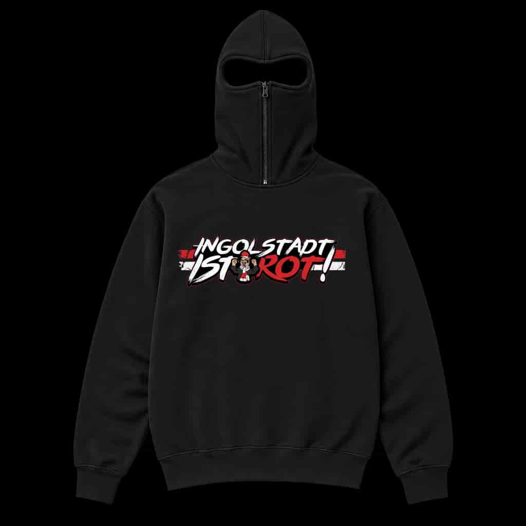 Ingolstadt ist rot! Ninja Kapuzenpullover