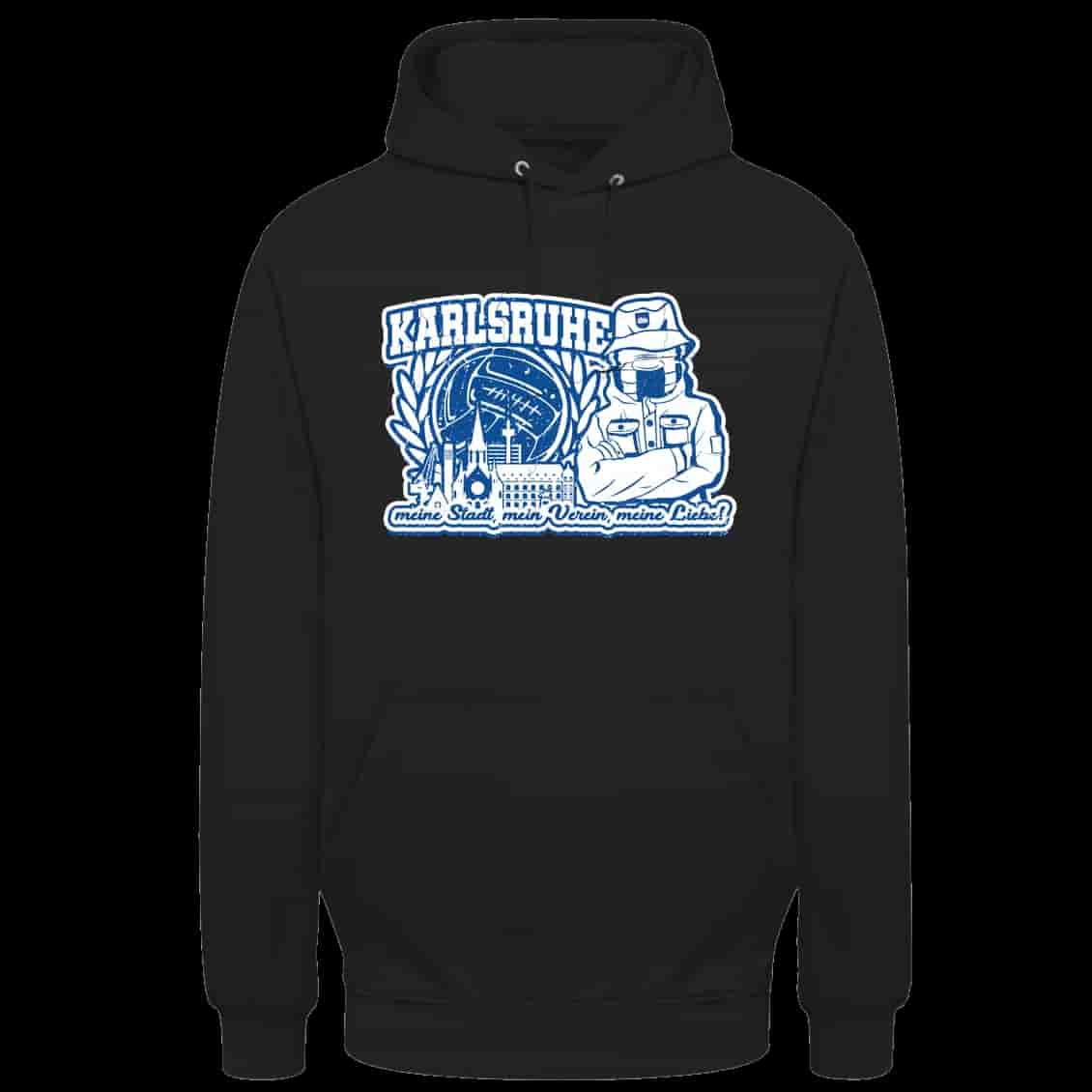Karlsruhe – meine Stadt, mein Verein, meine Liebe Hoodie