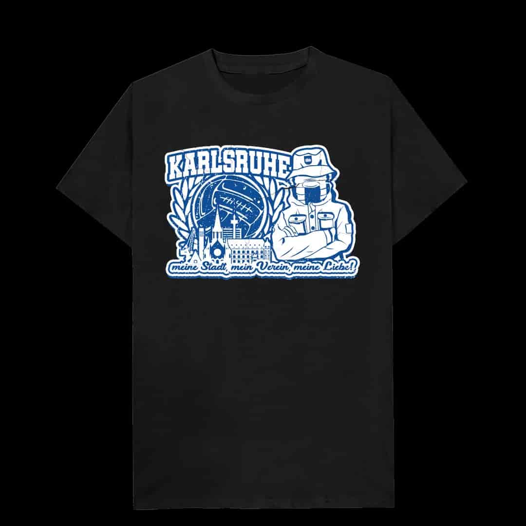 Karlsruhe – meine Stadt, mein Verein, meine Liebe T-Shirt