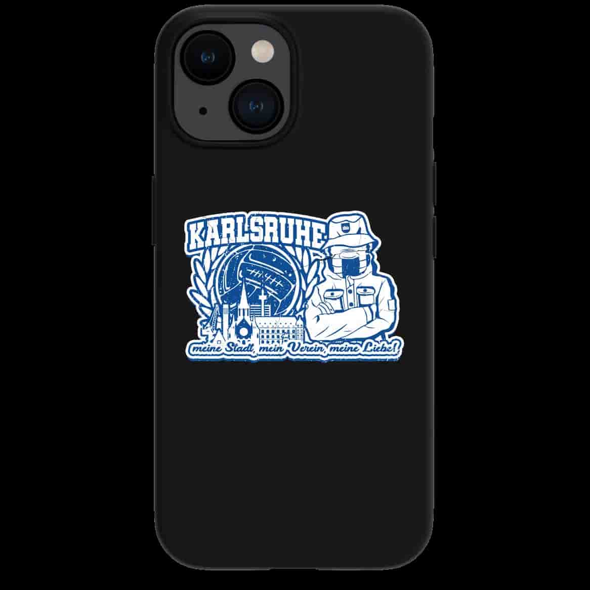 Karlsruhe – meine Stadt, mein Verein, meine Liebe iPhone-Hülle