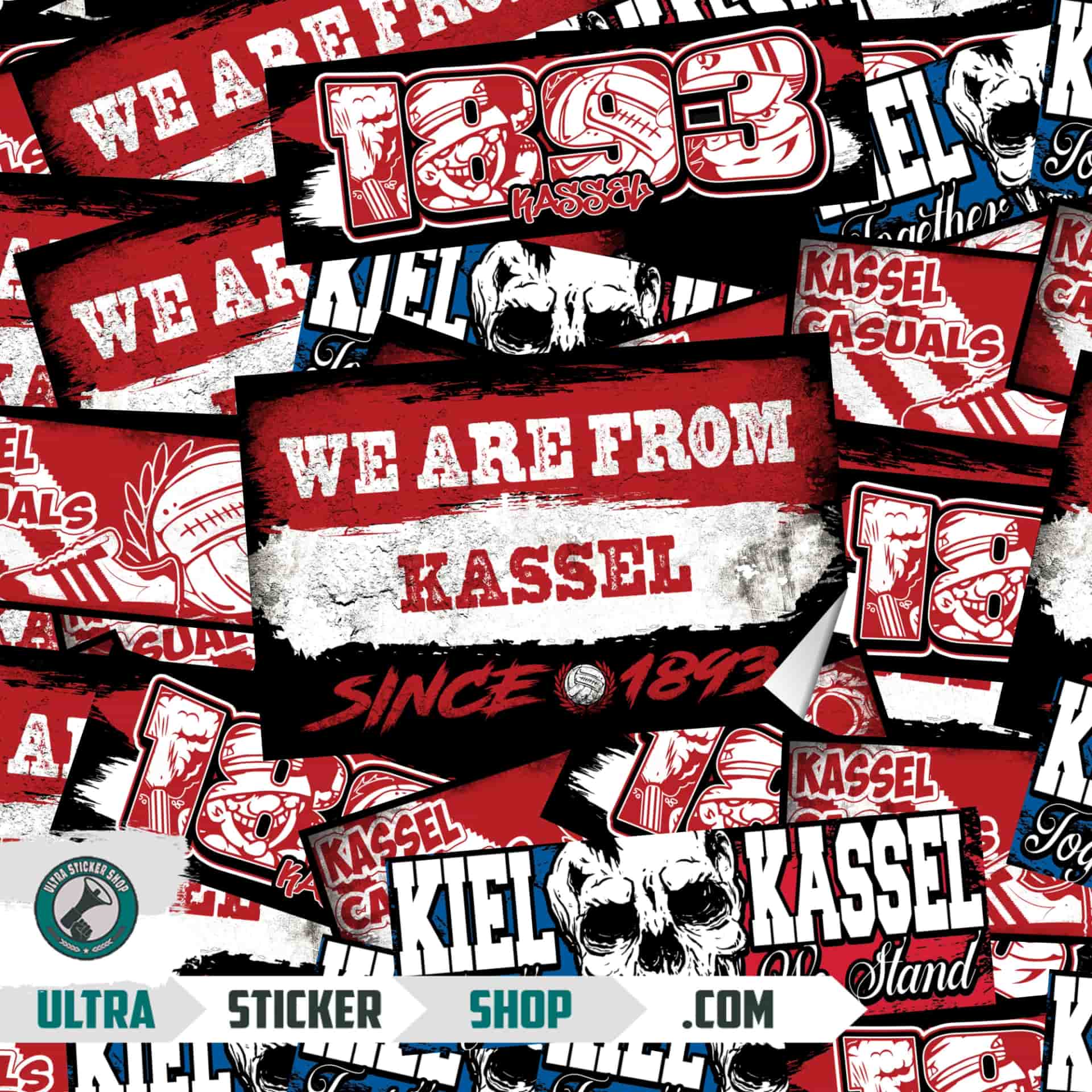 Kassel 1893 Aufkleber-Mix