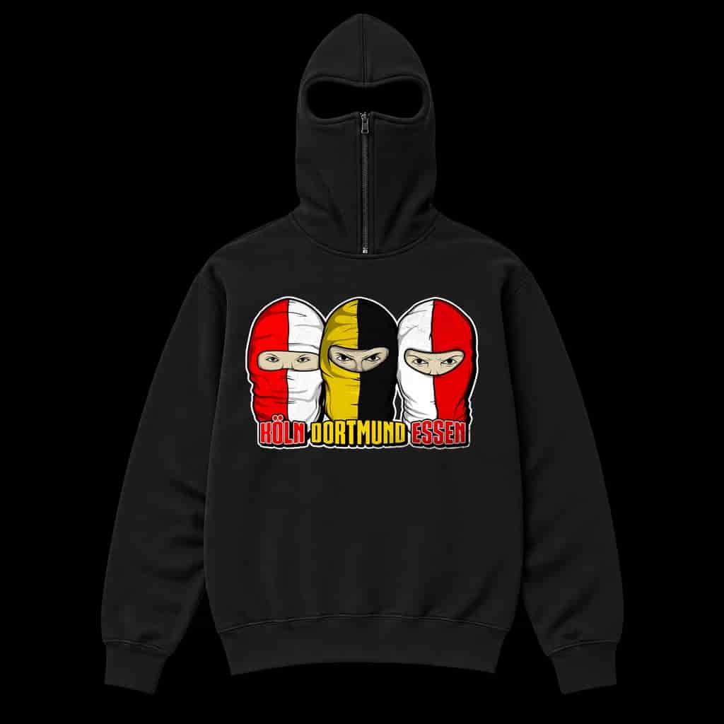 Köln X Dortmund X Essen Ninja Kapuzenpullover