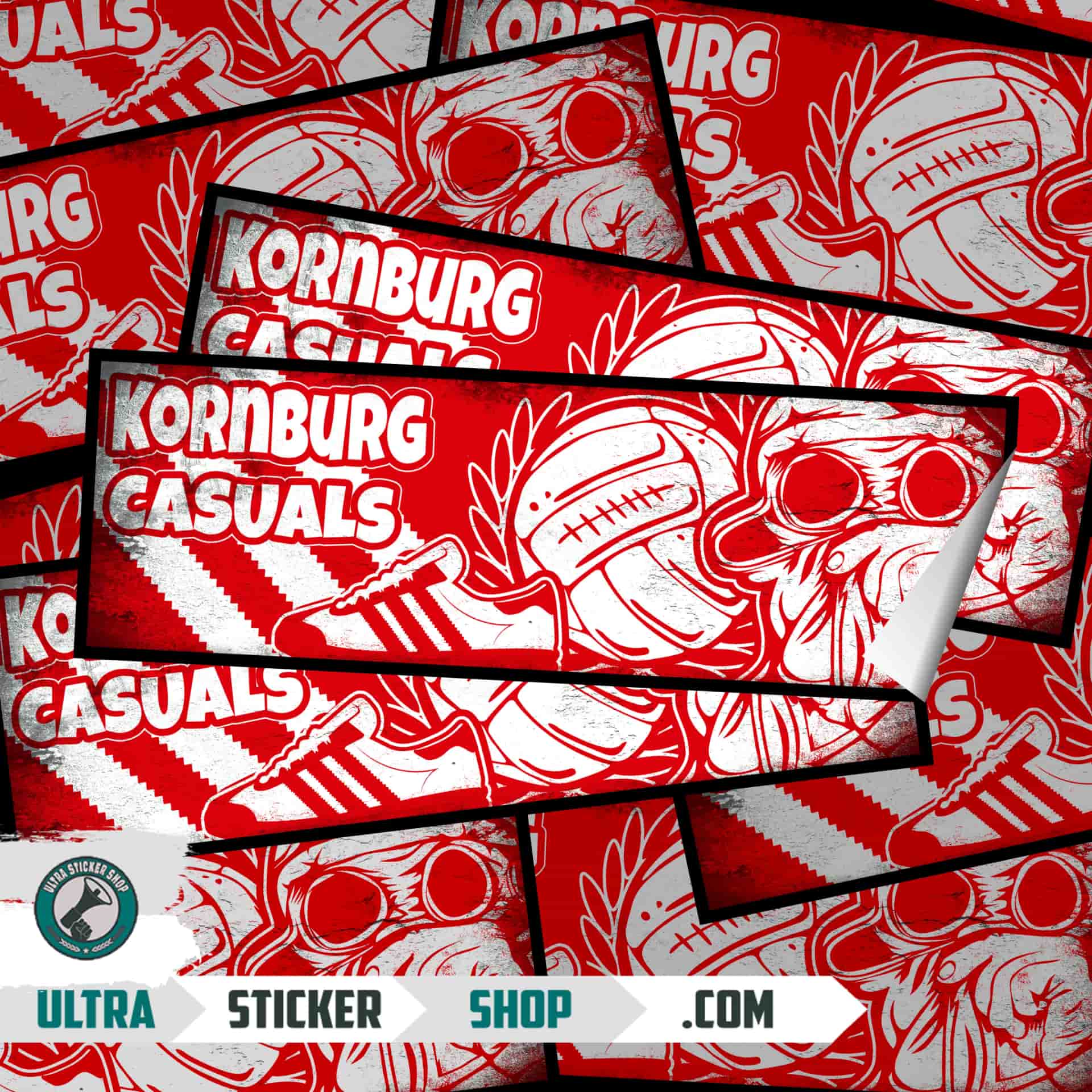 Kornburg casuals Aufkleber