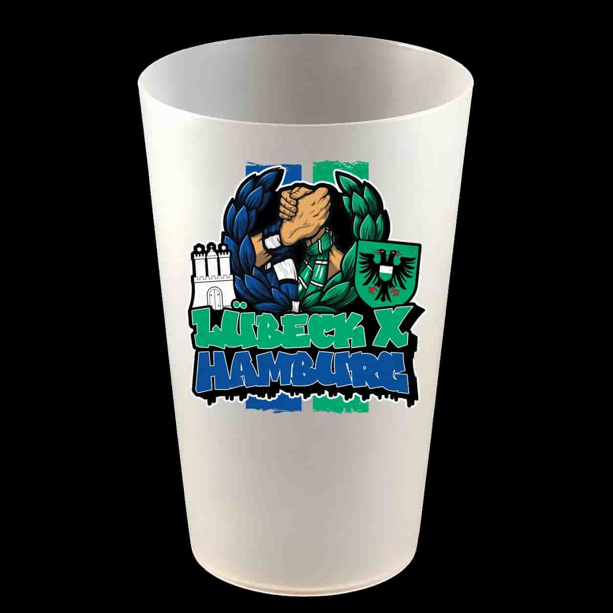 Lübeck X Hamburg Hartbecher