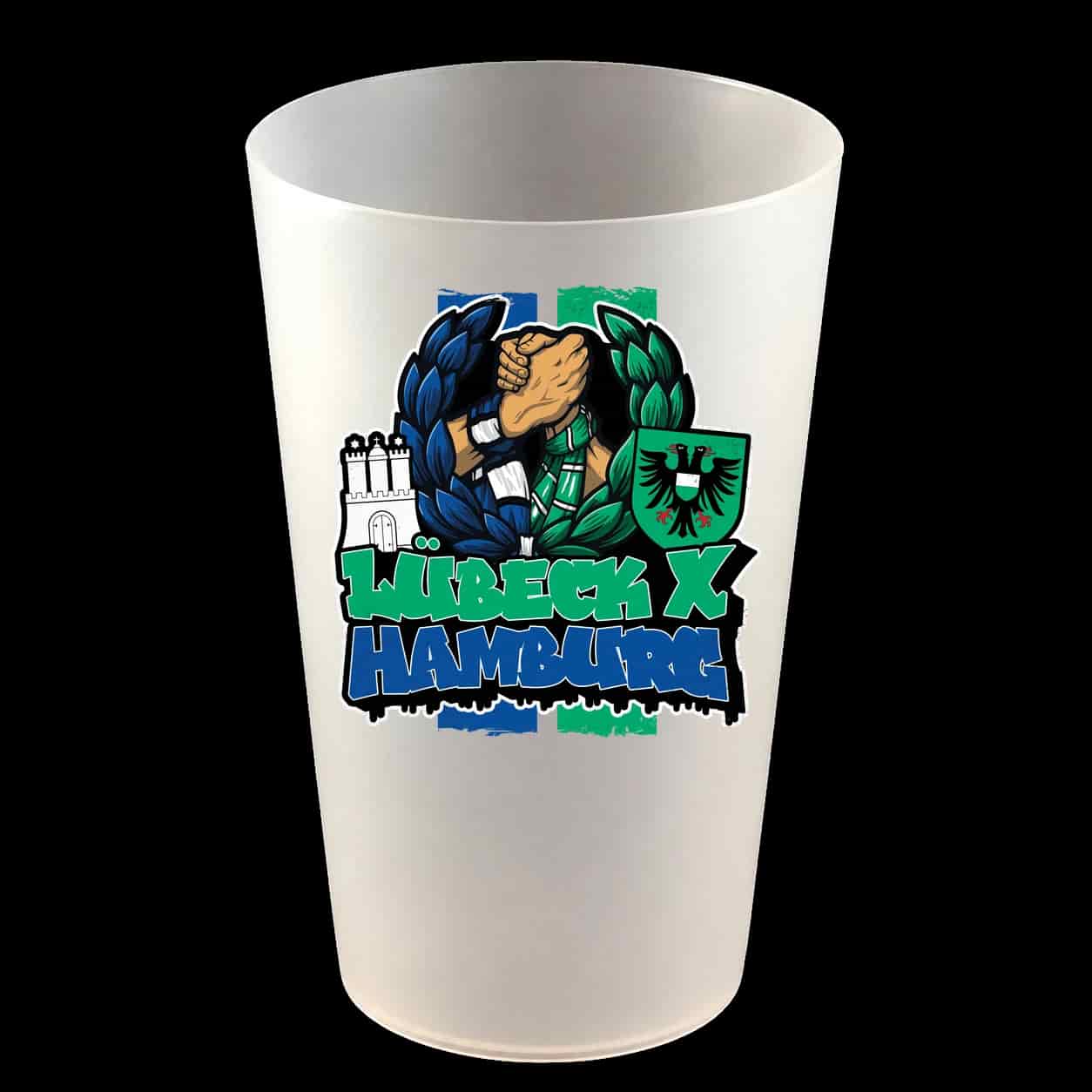 Lübeck X Hamburg Hartbecher