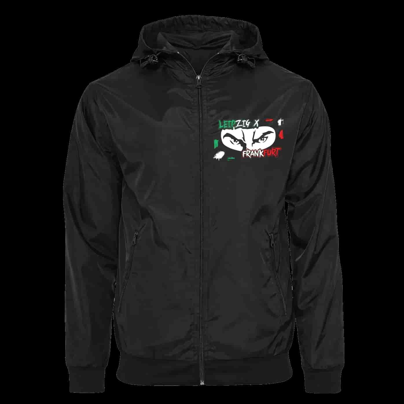 Leipzig & Frankfurt Jacke mit abnehmbarer Balaclava