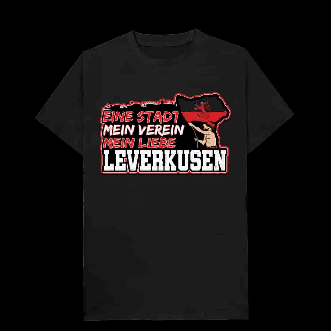 Leverkusen 1904, eine stadt, mein verein, mein liebe T-Shirt