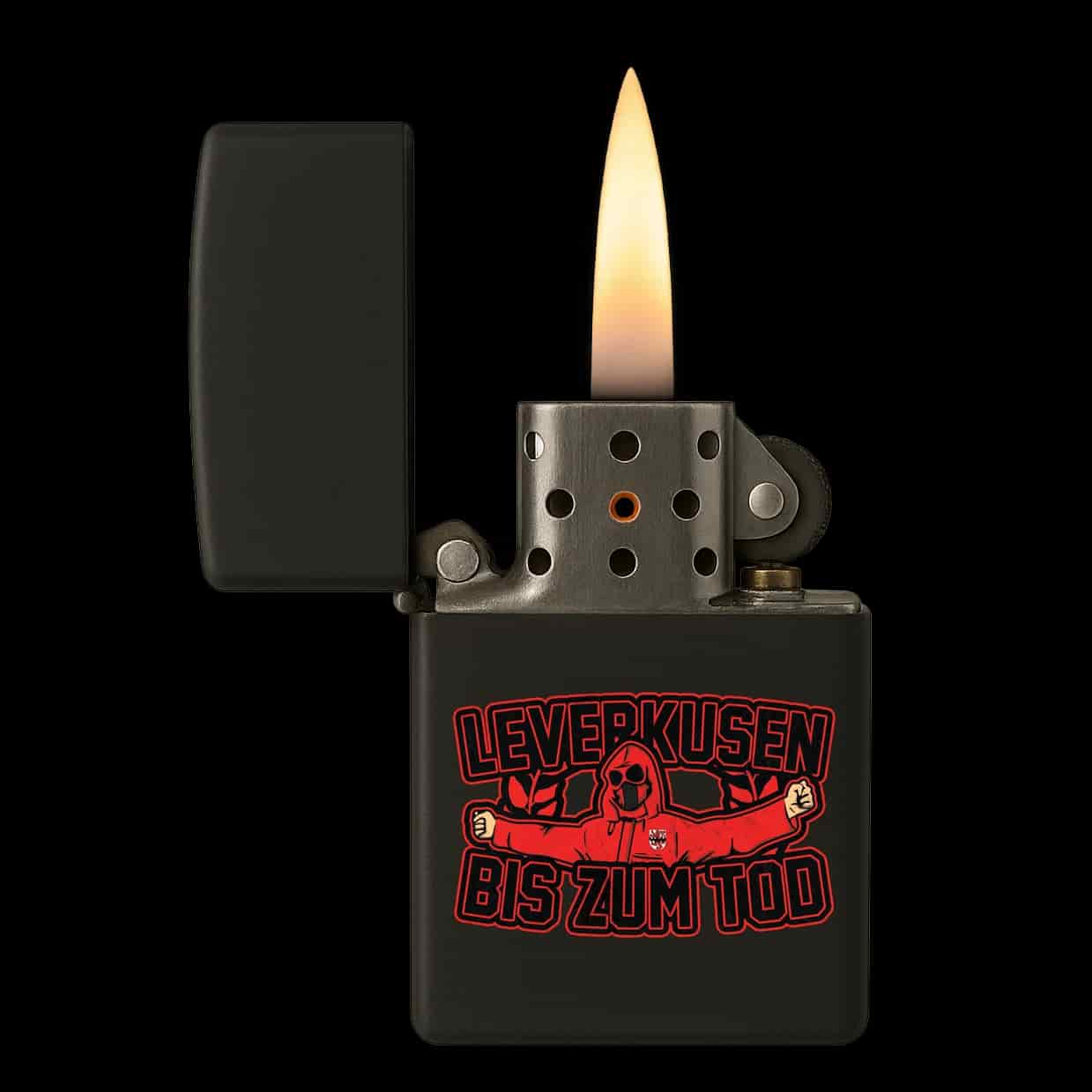 Leverkusen bis zum tod Feuerzeug